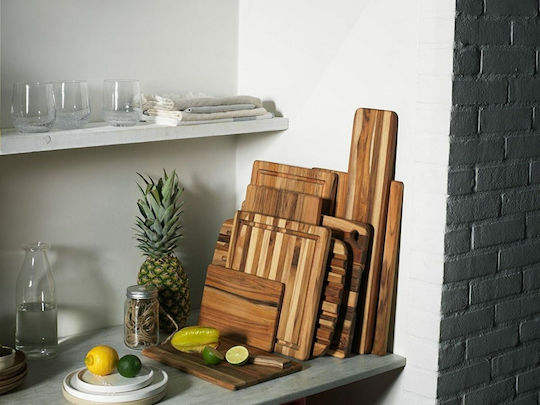 TeakHaus Essential Wooden Serving Platter 40x27.4x1.4cm