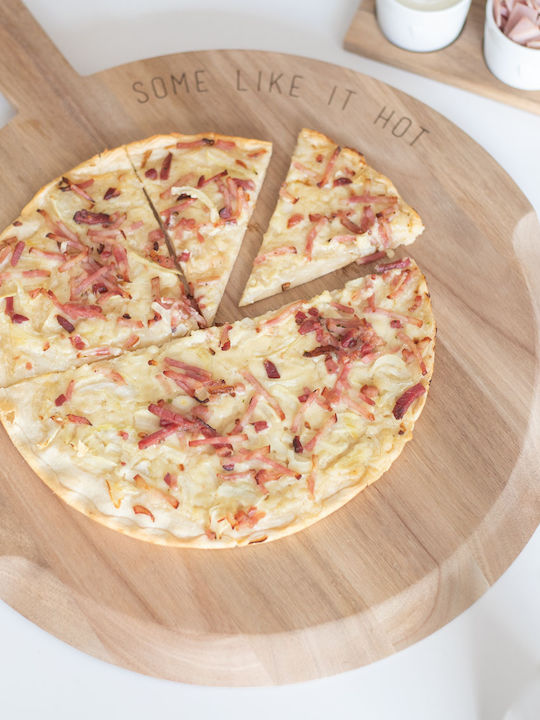 Raeder Wooden Pizza Serving Platter with Handle 49x38x1.5cm