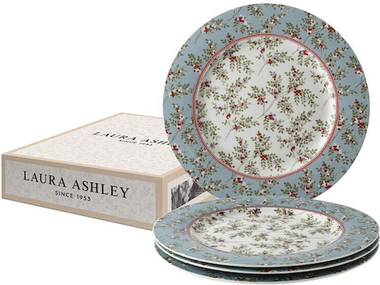 Laura Ashley Πιάτο Μπλε 4τμχ Laura Ashley Πιάτο Μπλε 4τμχ