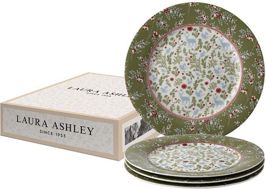 Laura Ashley Πιάτο Πράσινα 4τμχ Laura Ashley Πιάτο Πράσινα 4τμχ