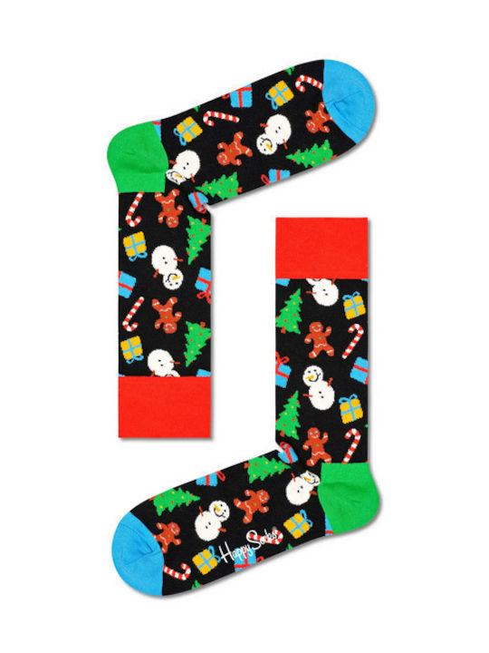 Happy Socks Big Dot Snowman Gift Set Χριστουγεννιάτικες Κάλτσες Πολύχρωμες 2Pack