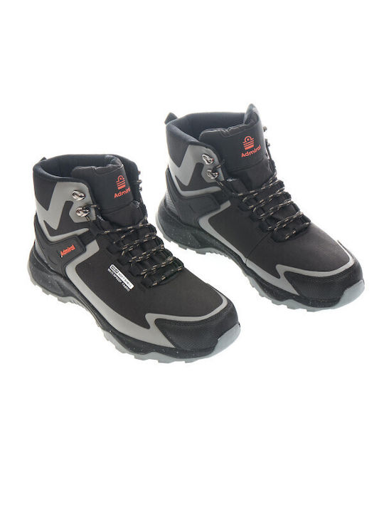 Admiral Men's Hiking Boots Black