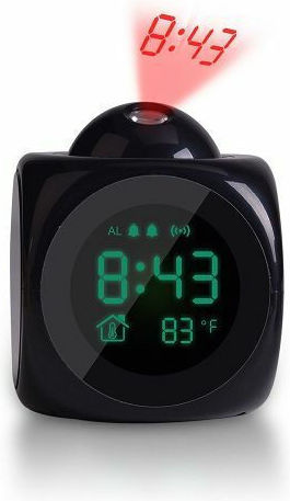 DOL-2028 Ceas De Masă Digital LED Din Plastic Cu Ceas Deșteptător Negru TS1253