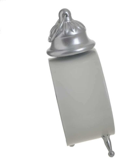Inart Inart Tischuhr mit Zeigern Metallisch Creme-Silber 3-20-977-0305