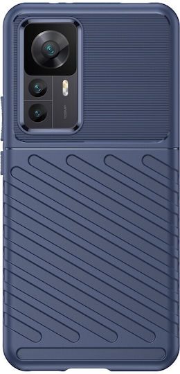 Thunder Umschlag Rückseite Kunststoff Blau (Xiaomi 12T / 12T Pro)