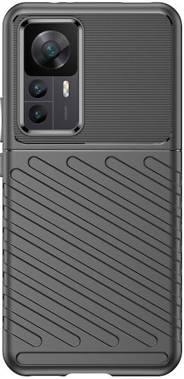 Thunder Back Cover Plastic / Silicon Negru (Xiaomi 12T / 12T Pro - Xiaomi 12T / 12T Pro)