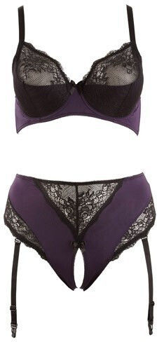 Cottelli Collection Sexy Dessous-Set Lila 22124204431