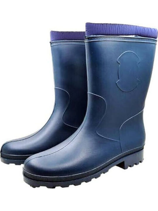 338-3 Women's Wellies Navy Blue