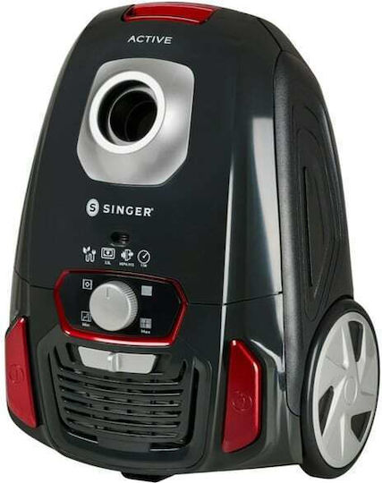 Singer VC-206030 Staubsauger 600W Eingetütet 3.5Es Gray