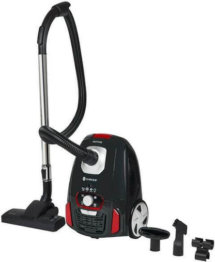 Singer VC-206030 Staubsauger 600W Eingetütet 3.5Es Gray