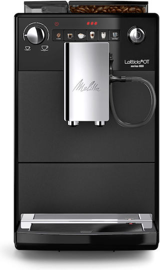 Melitta Latticia OT Automatic Espresso Coffee Machine 1450W Pressure 15bar with Grinder Frosted Black F30/0-100