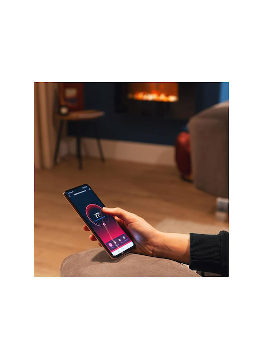 Cecotec Ready Warm 2650 Curved Flames Connected Wall Mounted Electric Fireplace 2000W 66x52cm Black