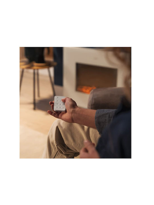 Cecotec Readywarm 2700 Design Flames Floor Electric Fireplace 2000W 66x59.5cm White