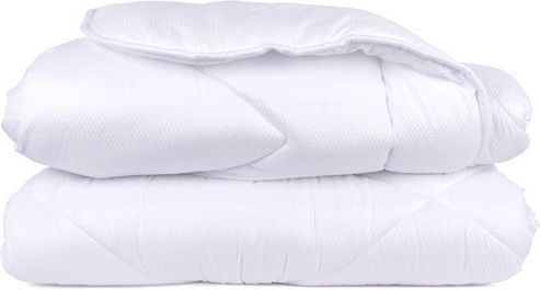 Mc Decor Bettdecke Einzelbett 160x240cm Max Comfort Weiß