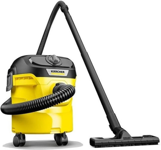 Karcher V-12/2/18 Vacuum Wet / Dry 1000W with Plastic Bin 12lt