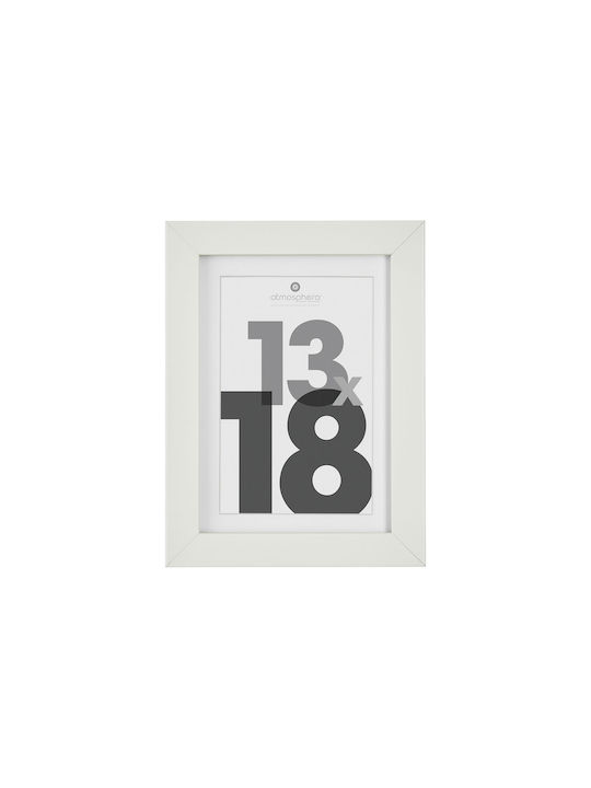 A-s White Wooden Photo Frame with White Frame