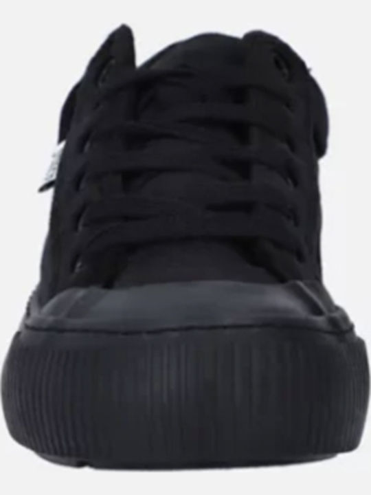 Juicy Couture Verity Velour Sneakers Μαύρα