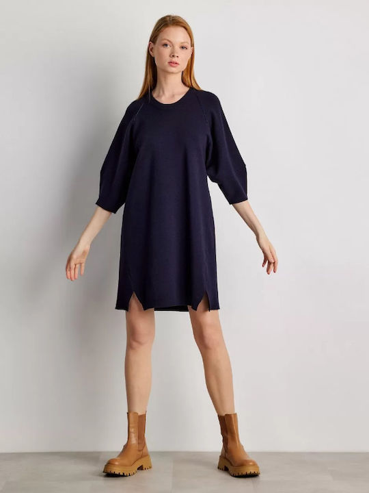 Mini Dress Navy Blue