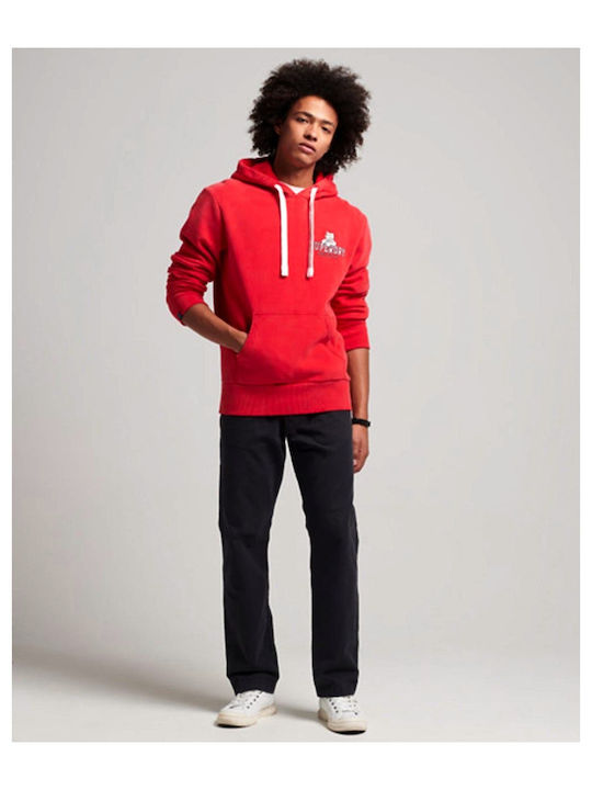 Superdry Vintage Collegiate Red with Hood