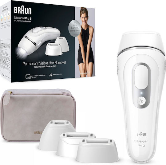 Braun Silk Expert Pro 3 IPL Set de epilare Epilator pentru față, corp și bikini PL3230