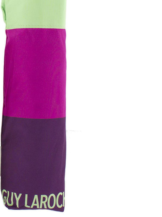Guy Laroche Automatic Umbrella Compact Purple/Green