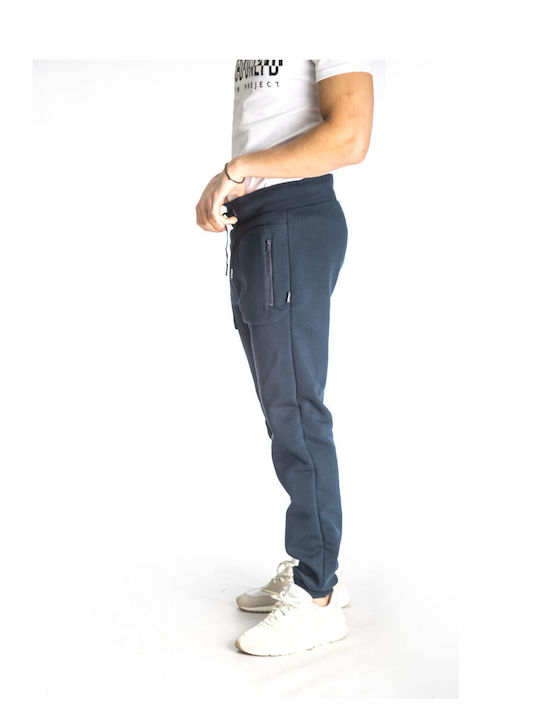 Paco & Co Men's Sweatpants with Rubber Blue