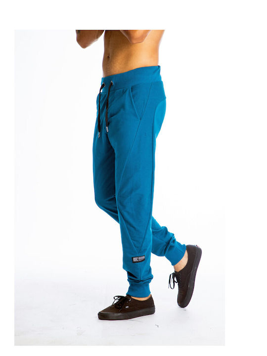 Paco & Co Men's Sweatpants with Rubber Blue