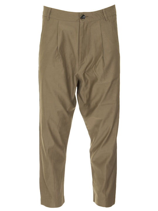 Hose Chino in Lockere Passform Khaki