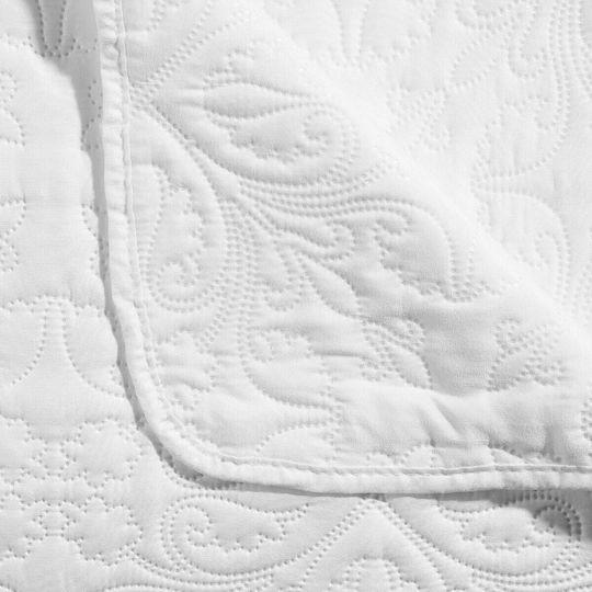 Atmosphera Arabesque Super Double Coverlet Ivory 240x260cm 3 Pieces