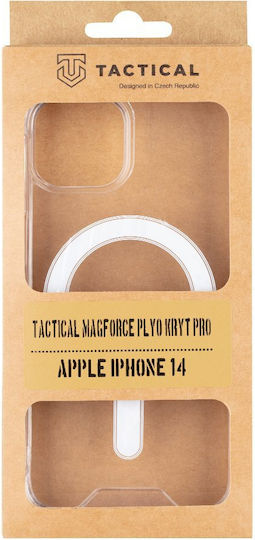 Tactical MagForce Plyo Back Cover Silicone Transparent (iPhone 14)