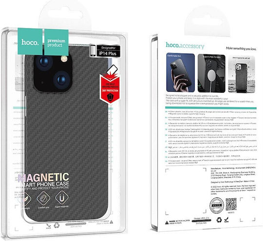 Hoco Ultra-Thin Back Cover Silicon 0.6mm Magnetic Negru (iPhone 14 Plus)