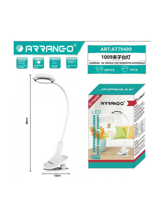 Arrango AT79499 Reîncărcabil LED Iluminat de Birou cu Braț Flexibil Arrango AT79499 Reîncărcabil LED Iluminat de Birou cu Braț Flexibil
