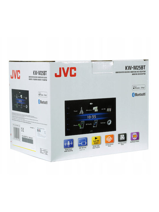 JVC Sistem Audio Auto 2DIN (Bluetooth/USB/AUX/WiFi/GPS) cu Ecran Tactil 6.8"
