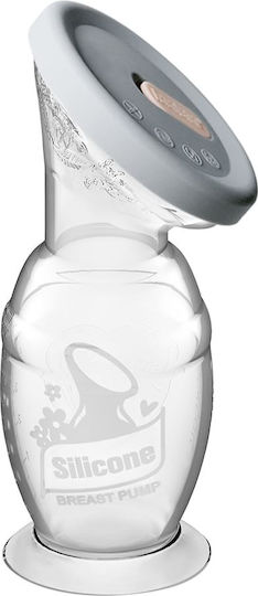 Haakaa Manual Single Breast Pump Express & Collect Travel Pack BPA Free Gray 150ml