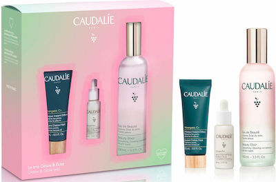 Caudalie Detox & Radiance Trio Gift Set Beauty Elixir Σετ Περιποίησης