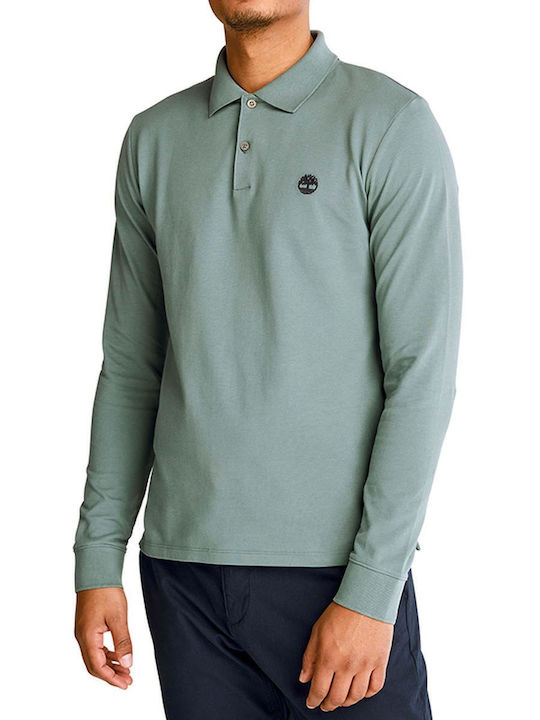 Polo Short Sleeve Green Blouse