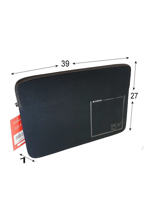Gabol Waterproof Case for 15.6" Laptop Black 412583