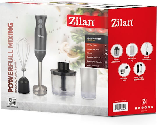Zilan Ραβδομπλέντερ με Ανοξείδωτη Ράβδο 250W Μαύρο