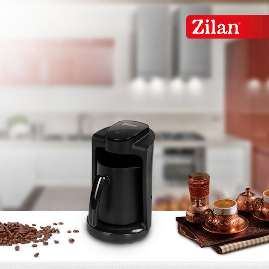 Zilan Гръцка машина за кафе 400W с Капацитет 250мл Черен