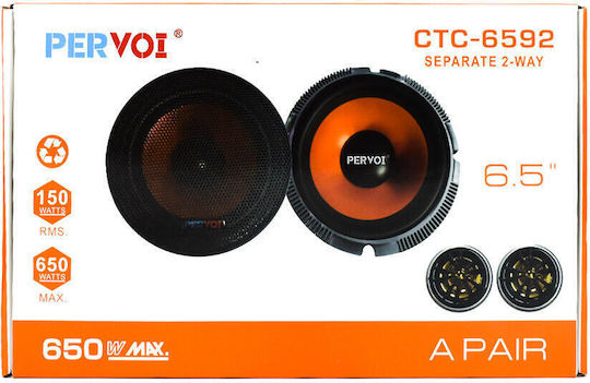 PerVoi Pervoi Σετ Ηχεία Αυτοκινήτου 6.5" με 150W RMS (Midrange)