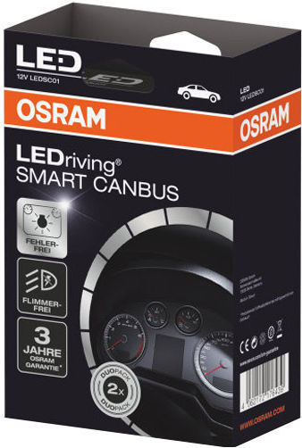 Osram Αντάπτορες Λάμπας Αυτοκινήτου LED H7 για Smart 2τμχ
