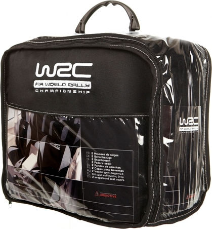 WRC Car Cover Set 9pcs Velvet Black