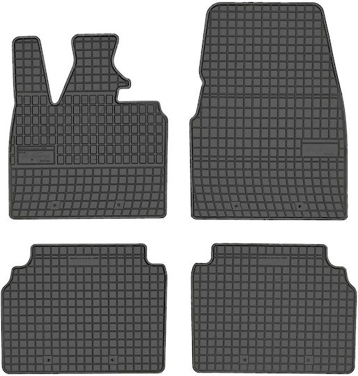 Frogum Set of Front and Rear Mats 4pcs for BMW i3 2013+ Black