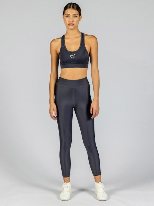 R3 Glow Women's Sports Bra with Removable Padding Anthracite