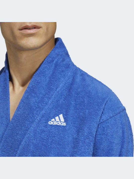 adidas HS2061 Μπουρνούζι Κολυμβητηρίου Μπλε