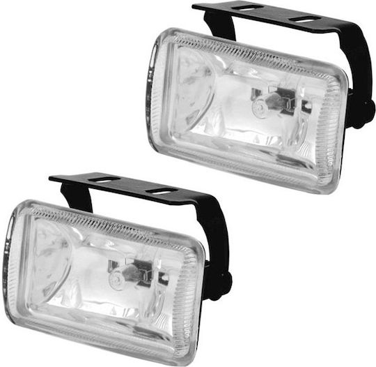 Auto Gs LA-1040 Round Headlights Car Universal with White Lighting 2pcs