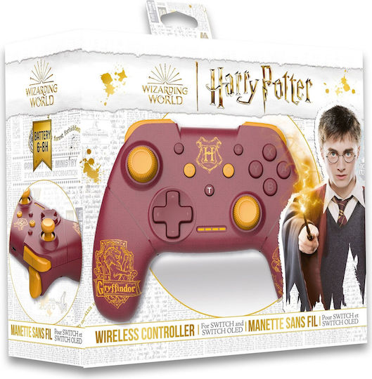 Nintendo Freaks And Geeks Ασύρματο Gamepad για Switch Harry Potter Gryffindor