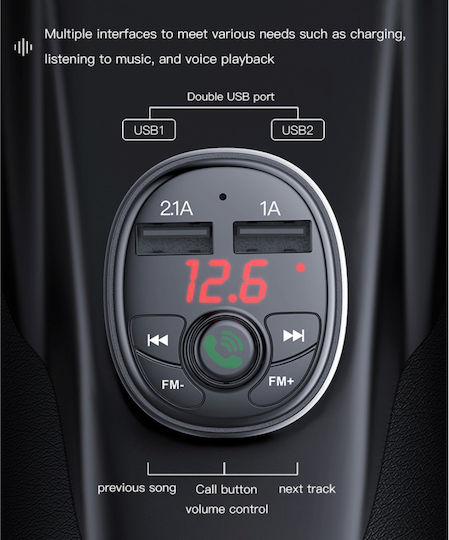 Yesido FM Transmitter Autovehicul Y36 cu USB