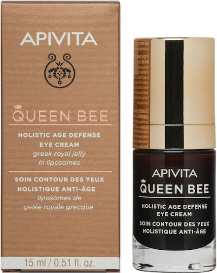 Apivita Queen Bee Holistic Age Defense Anti-aging Cream Eyes against Dark Circles 15ml