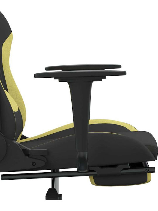 vidaXL 345506 Gaming Stuhl mit Fußstütze Black/Green